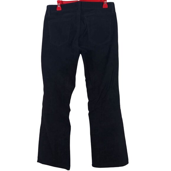 Ann Taylor Loft Womens Curvy Bootcut Corduroy Pants Size 8 Black 34x31 - Picture 2 of 9